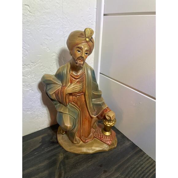 Vintage Lot 3 WISE MEN MAGI Nativity Replacement Figurines & Mule & Camel - Picture 5 of 8